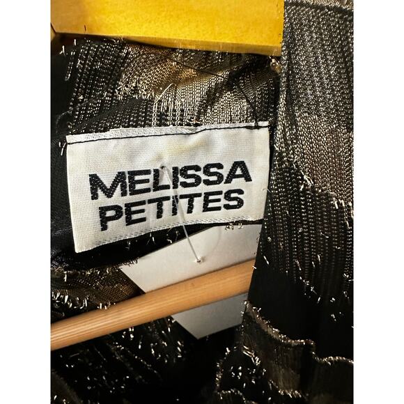 Black and Gold 70s Jumpsuit Wore by Tori Spelling Size Small - Picture 7 of 10